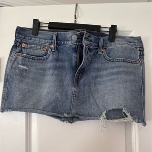Levi Jean Mini Skirt